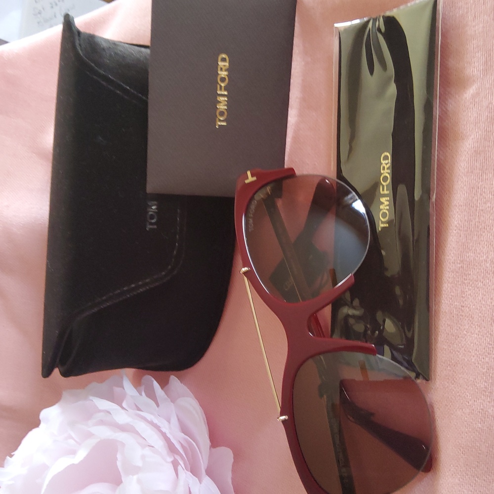 Tom Ford "Adrenne" Sunglasses.